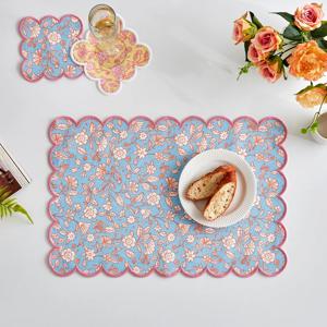 에스닉 테이블매트 33x50 블루