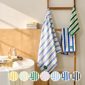 STF 더블 스트라이프 세면타월 40X80cm 190g 5 color