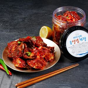 [밥상도둑] 닭연평도 숫게 양념게장(800g) 2개