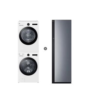 LG 트롬 세탁기건조기 세트 + LG 스타일러(FX23WNR-2WQ + SC5GMR52S)