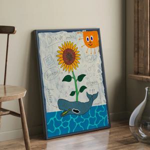 카즈야 하시모토, Summer's Day, 풍경 인테리어 그림 액자