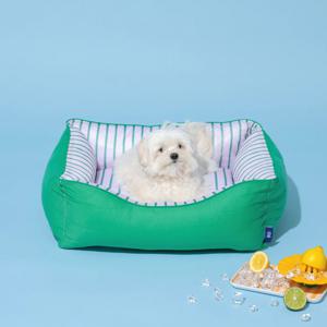 펫본 3도씨 커버분리형 슈퍼쿨 사각 범퍼방석 L GREEN