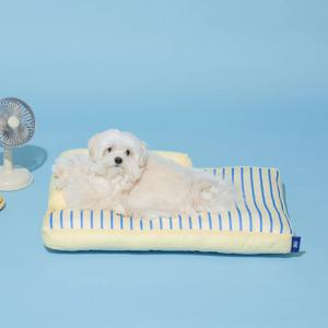펫본 3도씨 커버분리형 슈퍼쿨 사각 베게방석 YELLOW