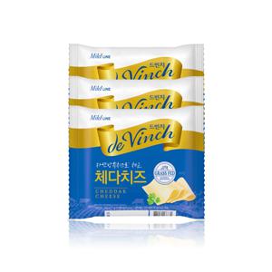 드빈치 자연방목치즈로 채운 체다치즈 17g 45매 / 슬라이스치즈
