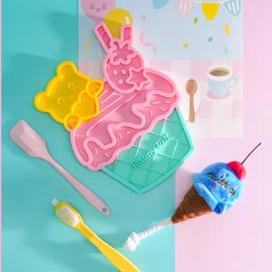 크림케익 실리콘 강아지 슬로우식기 고양이 흡착식 밥그릇