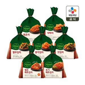 비비고 김치 900g 1개+1개 (배추김치/총각김치/열무김치/갓김치/석박지)