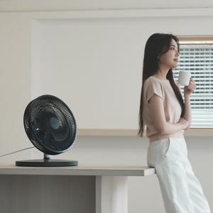 가정용 리모컨 스탠드 선풍기 3WAY 원룸 거실 HAAN-HAC100R 그레이