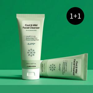 [1+1] 쿨앤마일드 약산성 판테놀 클렌징폼 건성, 민감성 속당김케어, 150ml