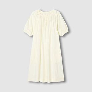 여 도비 벌룬 반팔 파자마 원피스 (3 sizes)(3 colors)