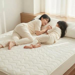 순면 침대 방수패드 건조기사용 누빔 고정밴드 이불 매트리스 패드 SS/Q/K/LK