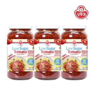 LIGHT&JOY 저당 토마토 파스타소스 600g*3개