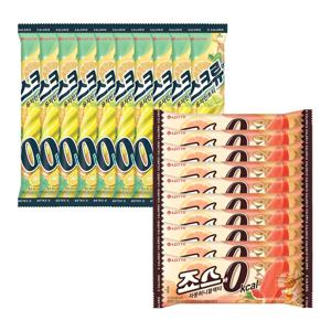 영칼로리바 스크류바유자민트x10+죠스바자몽허니블랙티x10