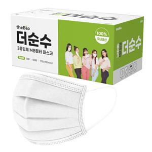 국내제작 더순수 대형 일회용 덴탈마스크