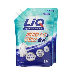 애경 리큐 프레쉬 액체세제 드럼용 1.6L+1.6L