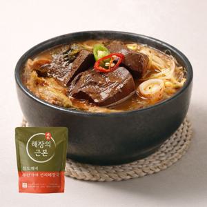 참도깨비 부산가야 선지 해장국 630g 4팩 국내산 선지 23%