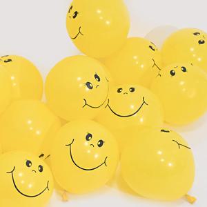 13cm 스마일 풍선 100개입 생일 파티 행사 축제 장식