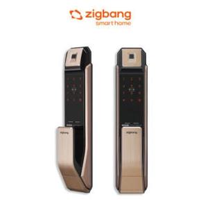 푸시풀 주키형 지문인식 도어록 SHP-P71 인터폰