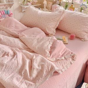퍼프 레이스 여름차렵이불 2size 4colors