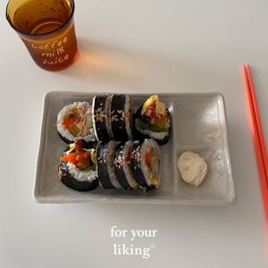 샌드 3칸 나눔접시 다용도플레이트 1인반찬접시 초밥그릇 개인앞접시 3구나눔접시