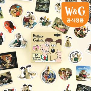 [공식정품]월레스와그로밋조각스티커