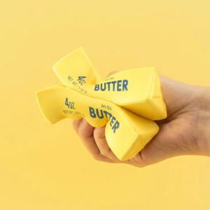 1+1 버터 말랑이 버터바 스퀴시 스트레스볼 슬로우라이징