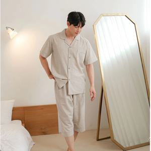 내추럴 무드 남성 순면 40수 여름 파자마 세트 1809