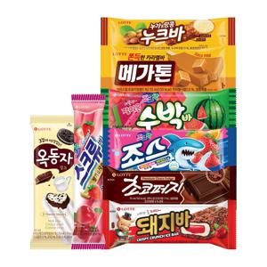 [40개] 롯데 베스트 아이스크림바 8종 혼합세트