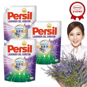 퍼실 딥클린 라벤더 2.0Lx3개 세탁세제 일반/드럼 겸용