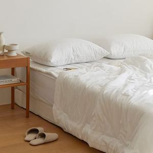 썸머내추럴 린넨룩 시어서커 여름 차렵이불 SS/Q 2color