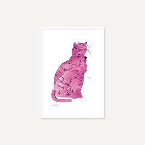 앤디 워홀 / Pink Sam c.1954 (액자 포함)