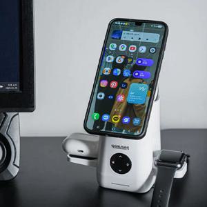 3in1 Qi2 15W 고속 무선충전 스테이션 아이폰 애플워치 에어팟  아크랩 감성공장