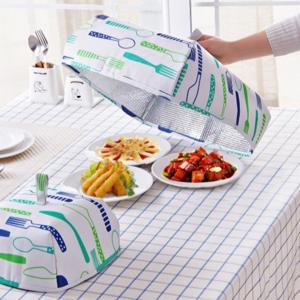 밥상보 식탁 덮개 푸드 커버 반찬 상 먼지차단 접이식 교자상 2size 2color