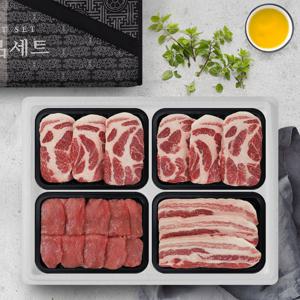 한돈 실속구이선물세트 1.6kg/오겹살+목살+뒷다리살