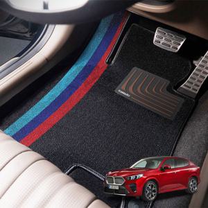 BMW iX2시리즈전용 듀라엠비언트 디자인 - 플래그 1+2열 자동차카매트
