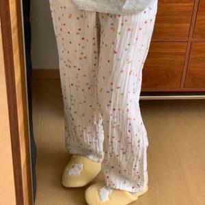 잠옷 바지 순면 소이 별사탕 이중거즈 사계절 파자마 1color