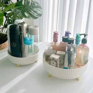 360도 회전 악세서리 트레이 소품 차키 화장품 수납 주방 양념통 정리함 2size