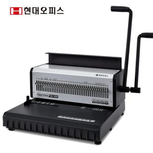 현대오피스 와이어링 제본기 WS-7028 28매 마진/핀수조절 스프링 제본기계