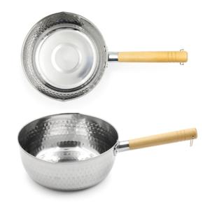 스텐 함마톤 라면 이유식 눈금 계량 편수 손잡이 멀티 큰 냄비 22cm