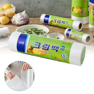 비닐 봉투 일회용 비닐팩 롤백 35cm x 45cm(특대) 500매