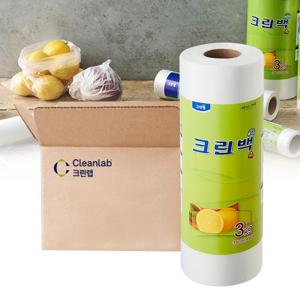 비닐 봉투 일회용 롤백 35cm x 45cm(특대) 3kg 6개 비닐팩