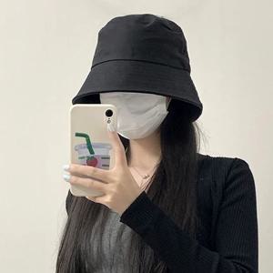 빅사이즈 벙거지모자 버킷햇 남자 여성 모자 남성 대두 여자 모자 빅사이즈