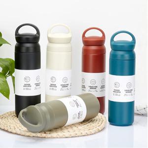 스텐 손잡이 텀블러 500ml 이중패킹 304스테인레스 보온 보냉 텀블러 그립