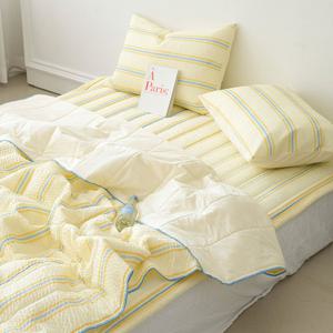 캔디스트라이프 여름 순면 시어서커 리버시블 차렵이불 침구세트 2size 3color