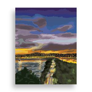 DIY 명화그리기 강변북로 40x50