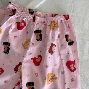 잠옷 반바지긴바지 디즈니 정품 순면 프린세스 공주 홈웨어 2종