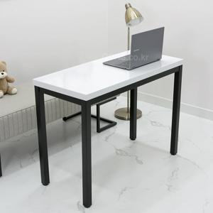 화이트 테이블 1000 식탁 2인 깊이 500 슬림 카페 원룸 테이블 CT50100b