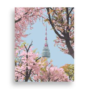 DIY 명화그리기  남산벚꽃 40x50