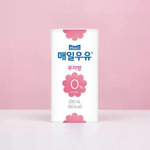 매일우유 무지방 멸균 0% 200ml 24팩