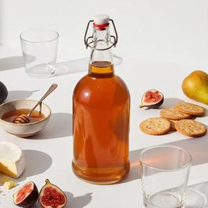 스윙 락캡 위스키 보틀 유리병1000ml 대용량물병 밀크보틀