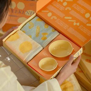 타월로지스트 X 모머위켄드 레몬파스타 핸드타월 & 레몬볼 기프트 세트 (3 options)